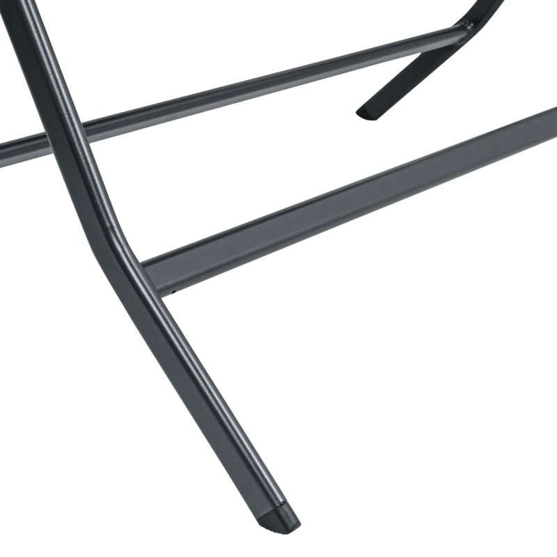 Table pliante 'Amarante' gris carbone