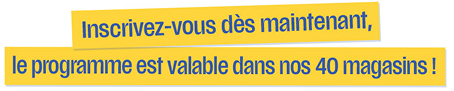 inscription fidélité