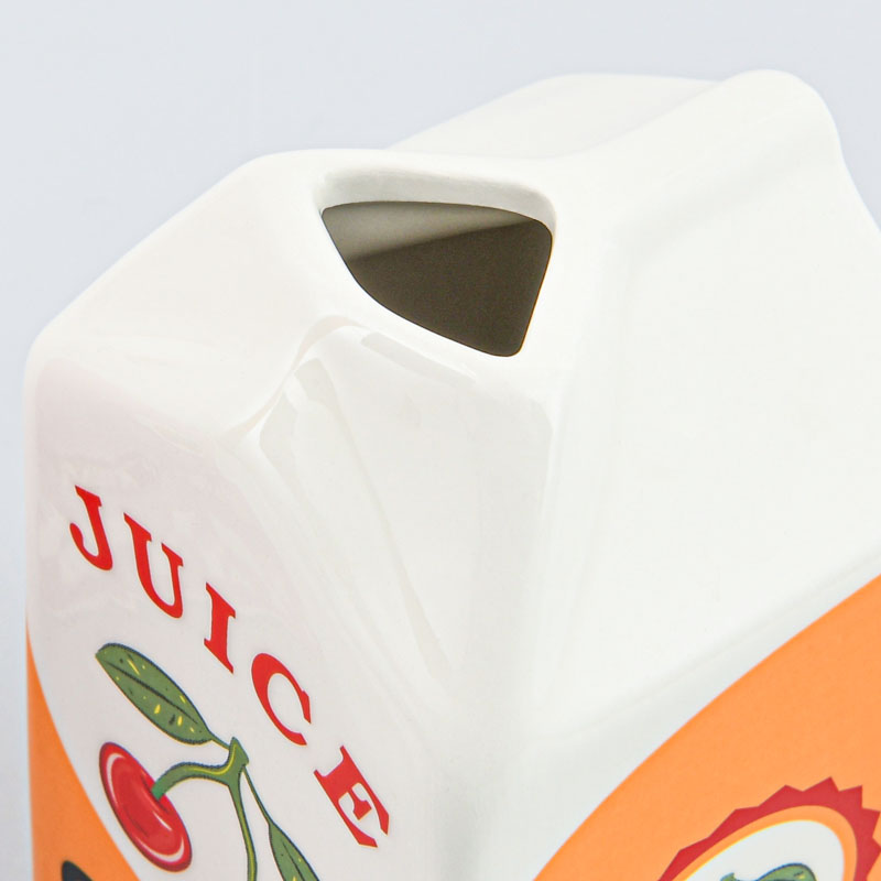 Vase briquette cerise 'Retronova' orange 