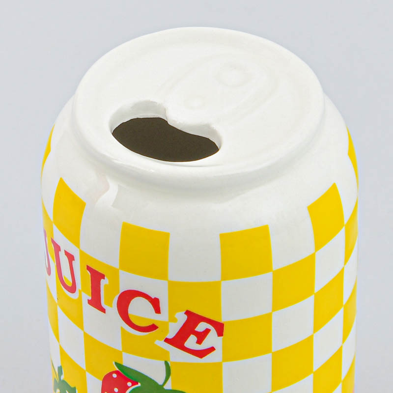 Vase canette fraise décoré 'Retronova' 