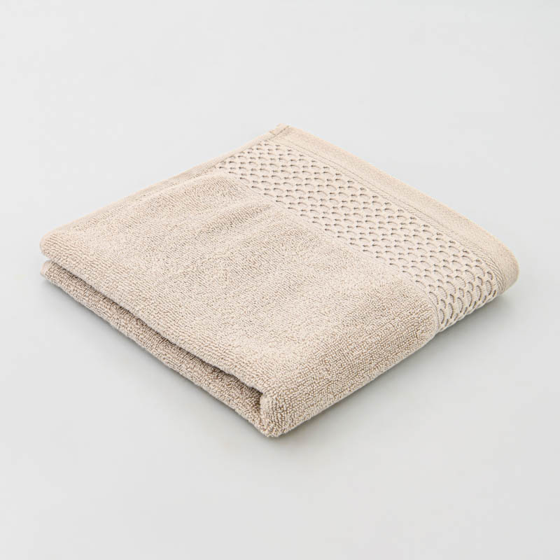 Serviette 'Eva' taupe