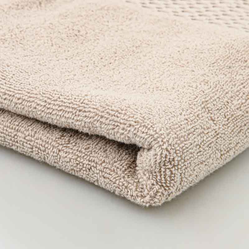 Serviette 'Eva' taupe