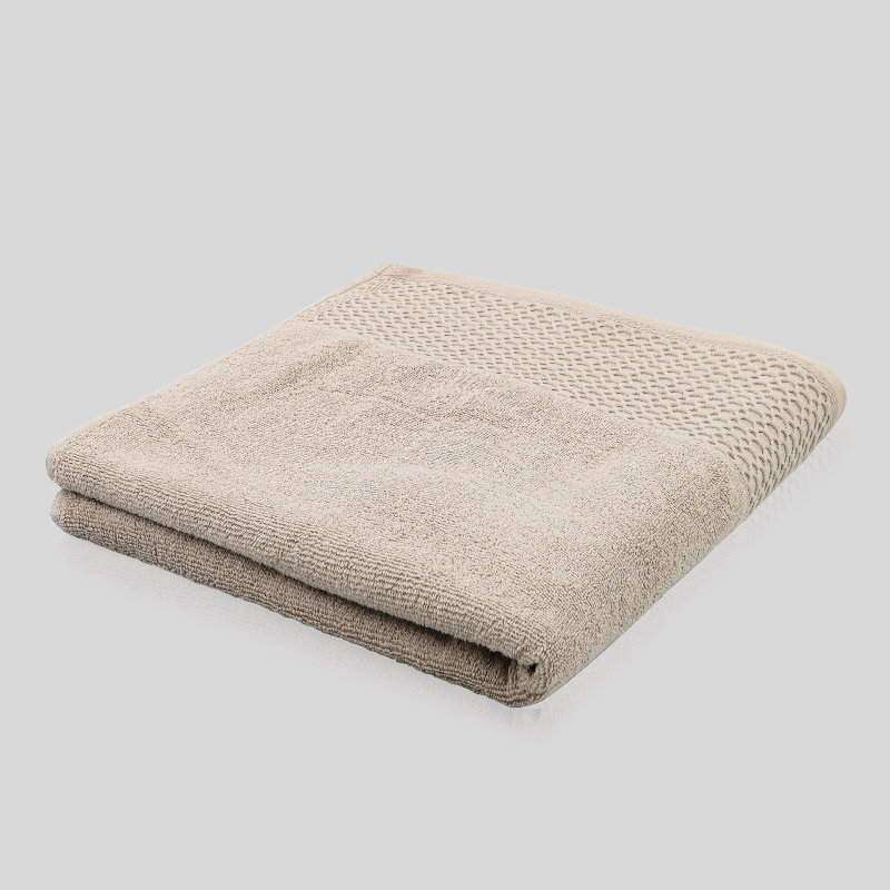 Drap de bain 'Eva' couleur taupe