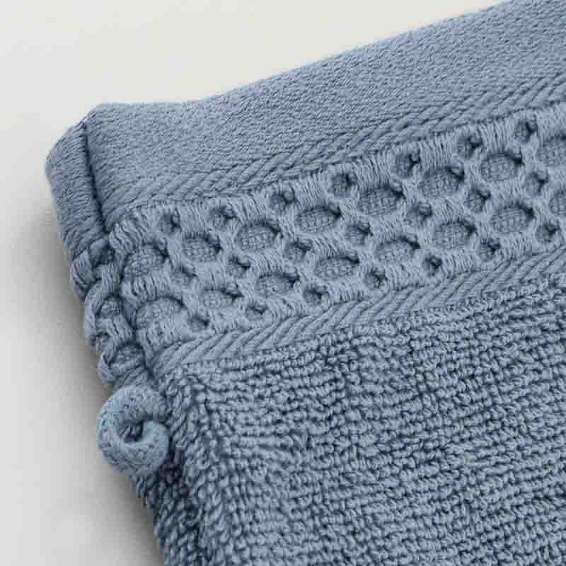 Lot de 2 gants de toilette 'Eva' bleu