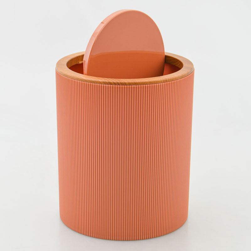 Poubelle 'Woodi' terracotta 5L