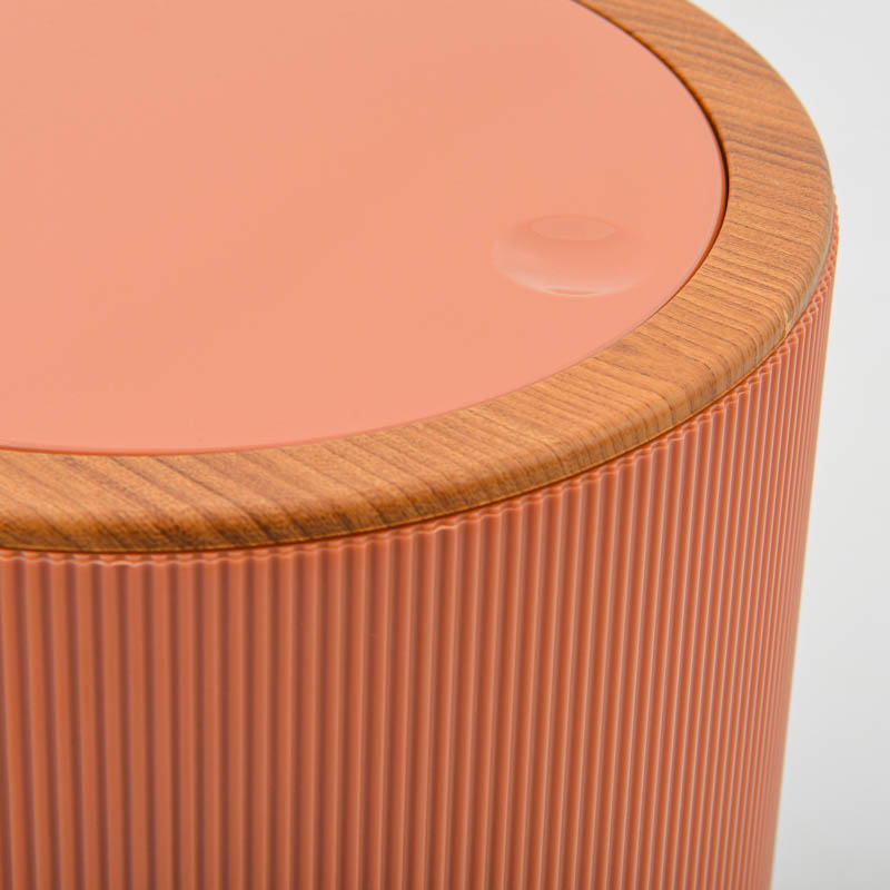 Poubelle 'Woodi' terracotta 5L