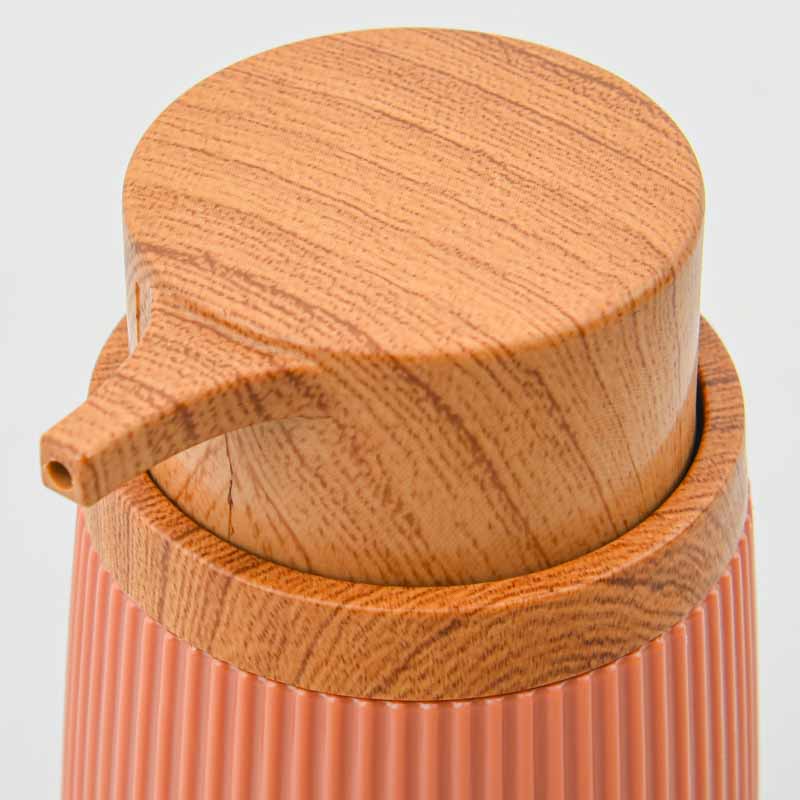 Pompe à savon 'Woodi' terracotta