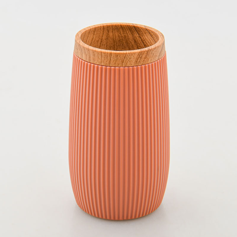 Porte brosse à dents 'Woodi' terracotta