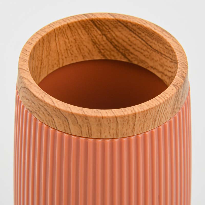 Porte brosse à dents 'Woodi' terracotta