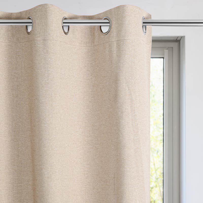 Rideau occultant tissé 'Pacora' beige