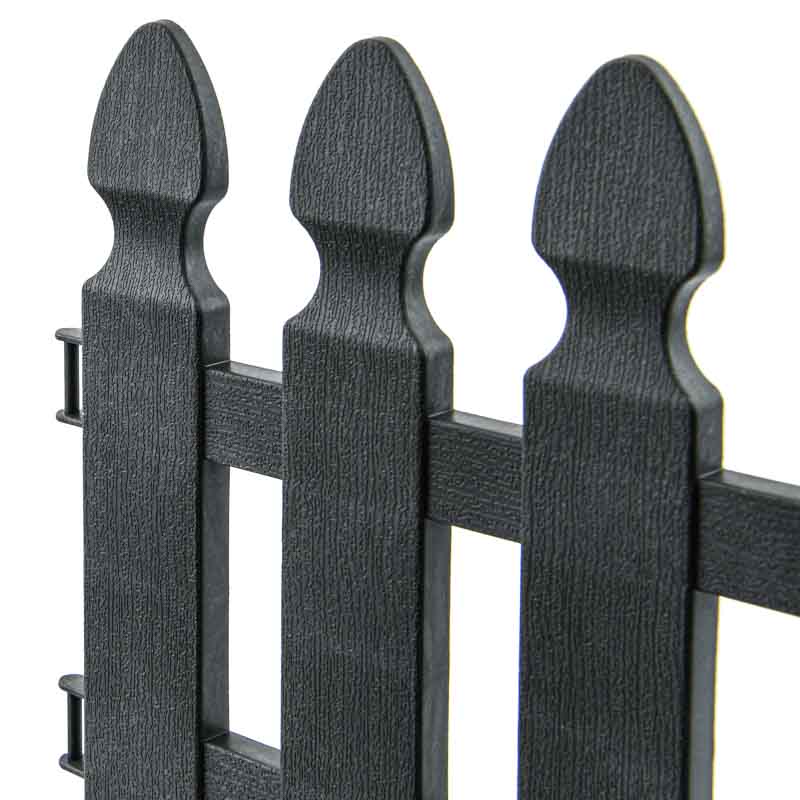 Bordure de jardin noire