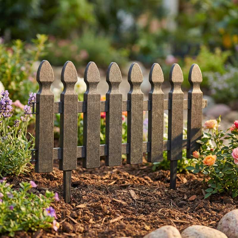 Bordure de jardin noire