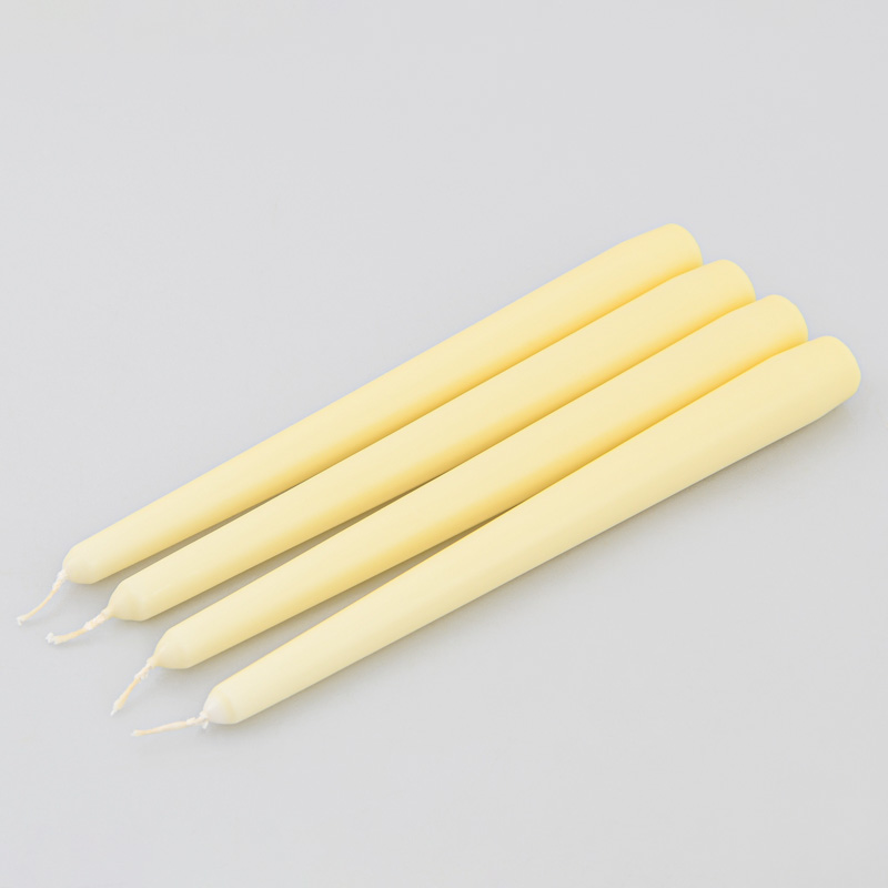 Lot de 4 bougies flambeau 'Perle Douce'