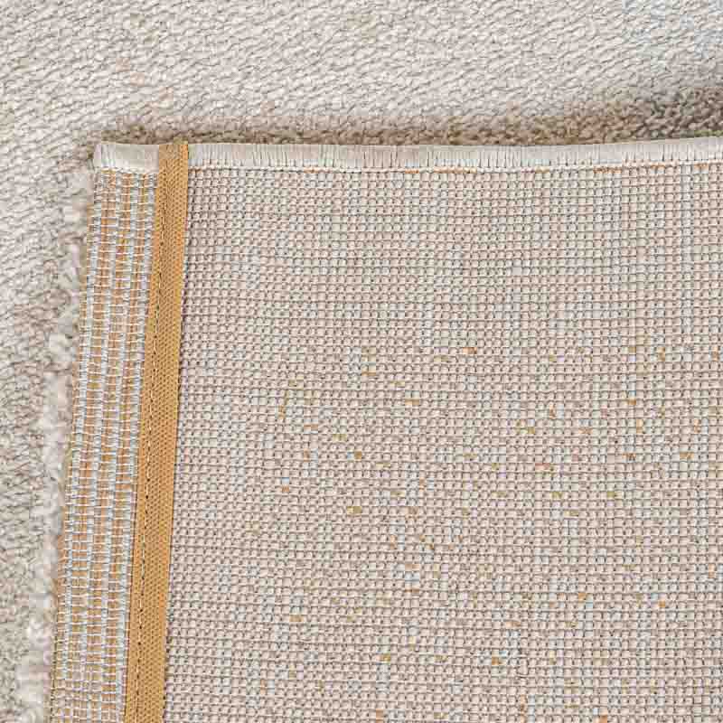 Tapis motifs géométriques 'Ness' crème taupe