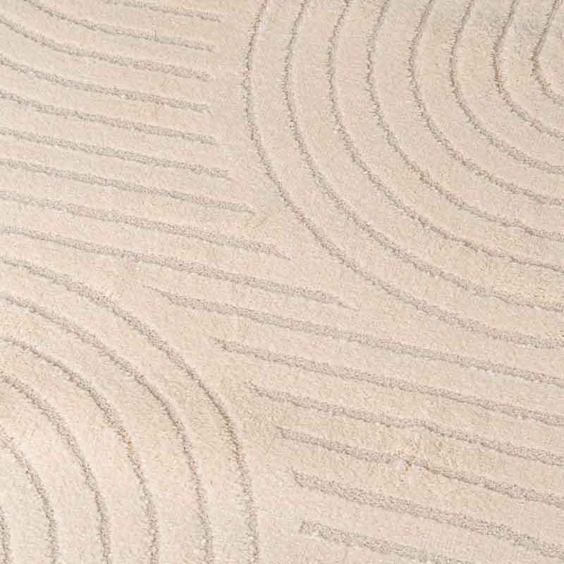 Tapis motifs arches 'Ness' crème