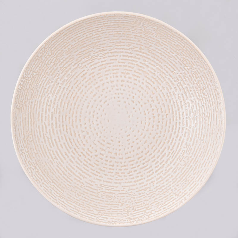 Assiette calotte 'Moon' blanche