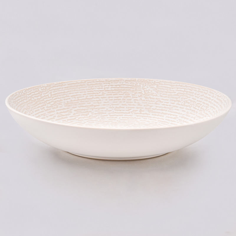Assiette calotte 'Moon' blanche
