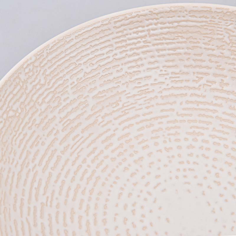 Assiette calotte 'Moon' blanche