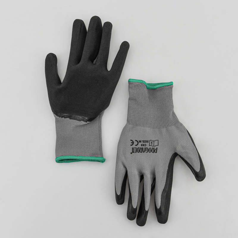 Gants de jardinage gris 