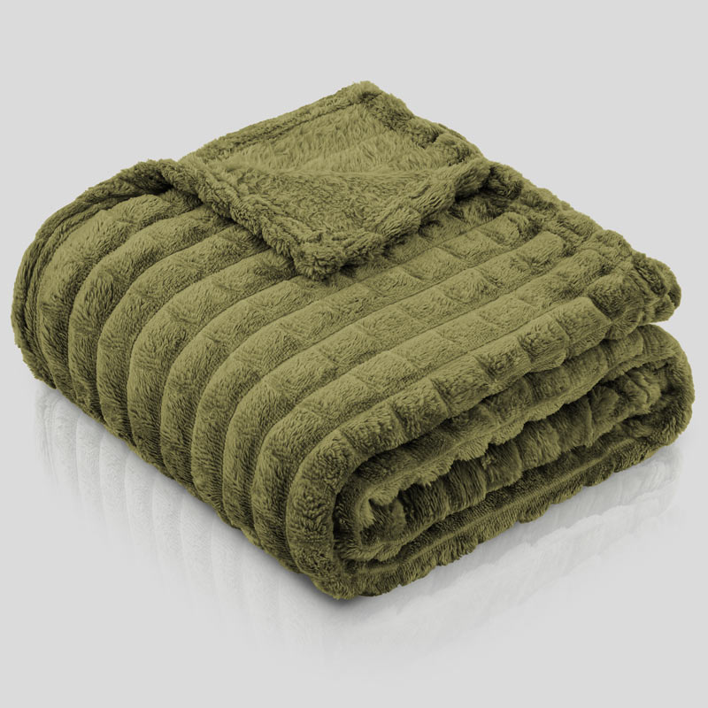 Plaid en flanelle 'Darla' kaki