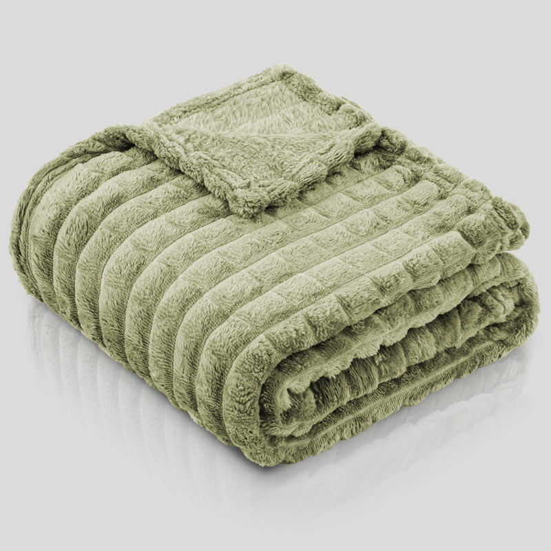 Plaid en flanelle 'Darla' céladon