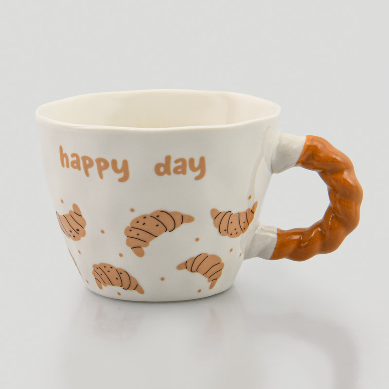 Tasse 'Happy Day' croissants
