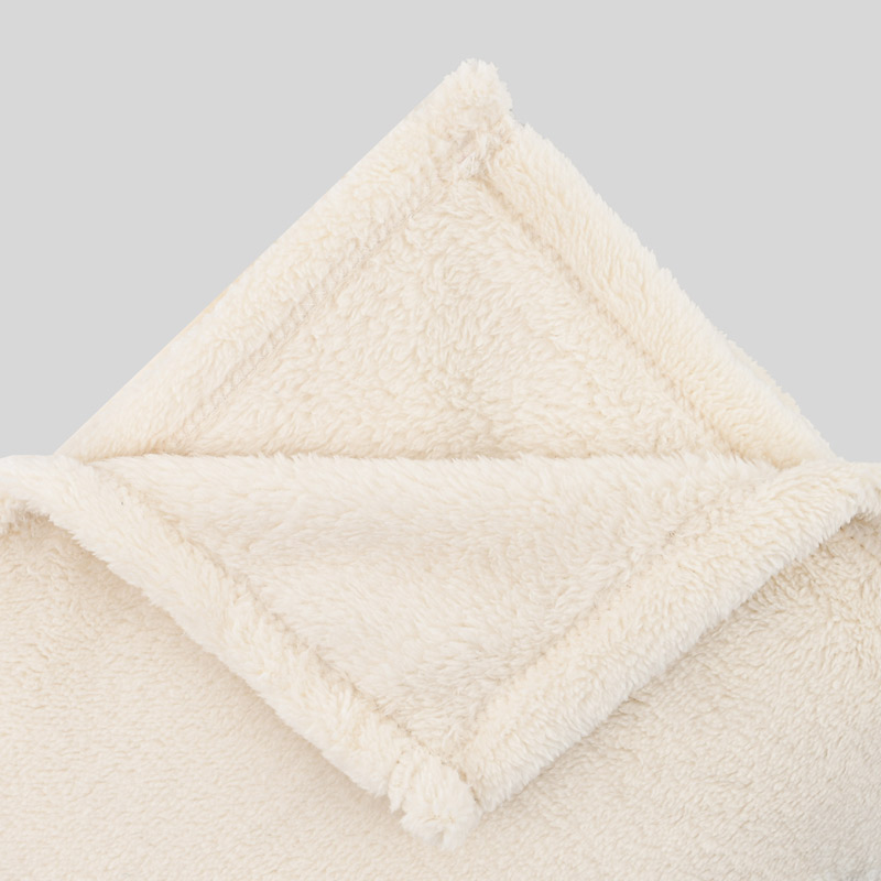 Plaid microfibre 'Seldovia' écru 