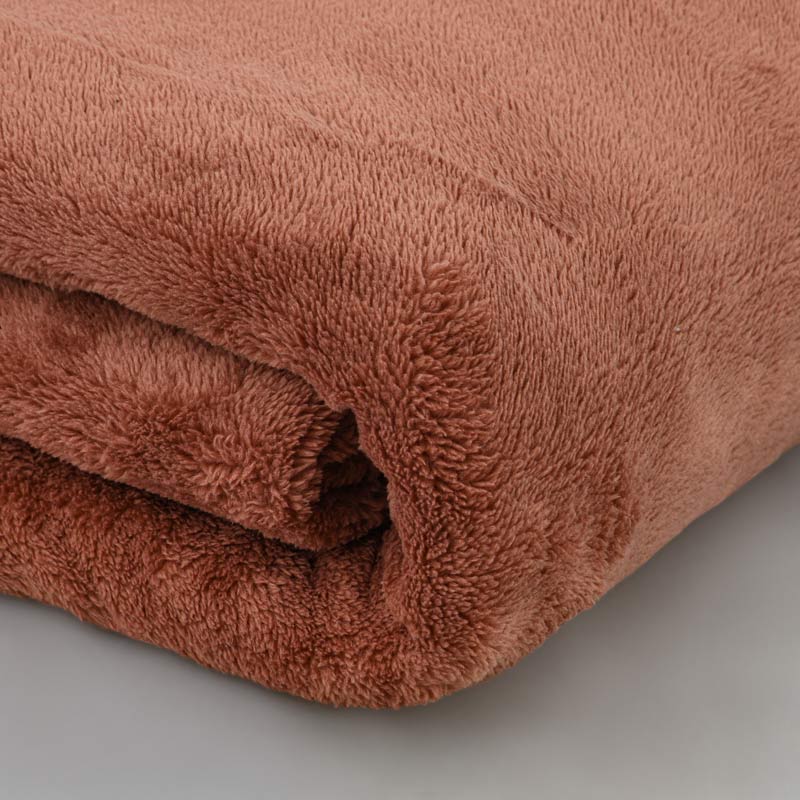 Plaid microfibre 'Seldovia' vieux rose