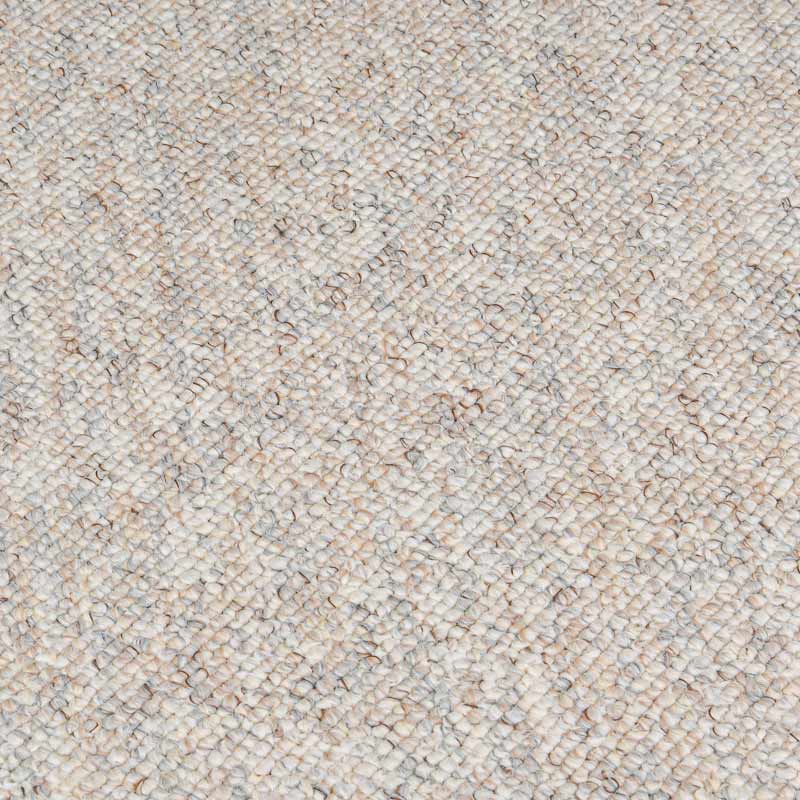 Tapis 'Pebbles' effet laine tissée gris choco