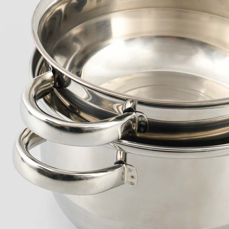 Marmite à moules en inox 2.7L