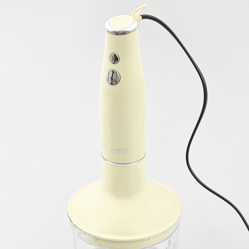 Mixeur 3en1 'Retro' couleur crème 0,5L