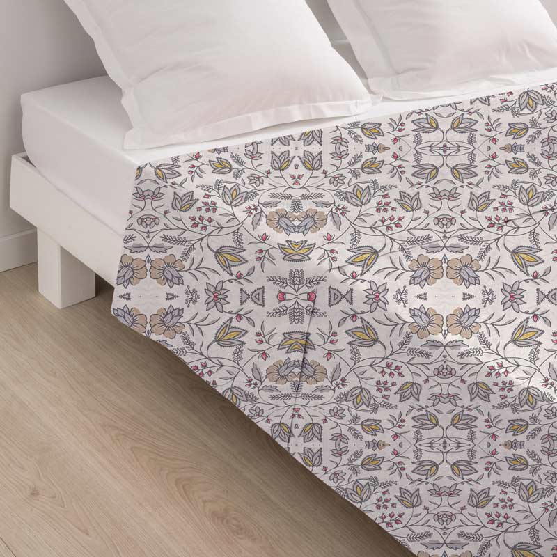 Drap plat percale 'Almara' 