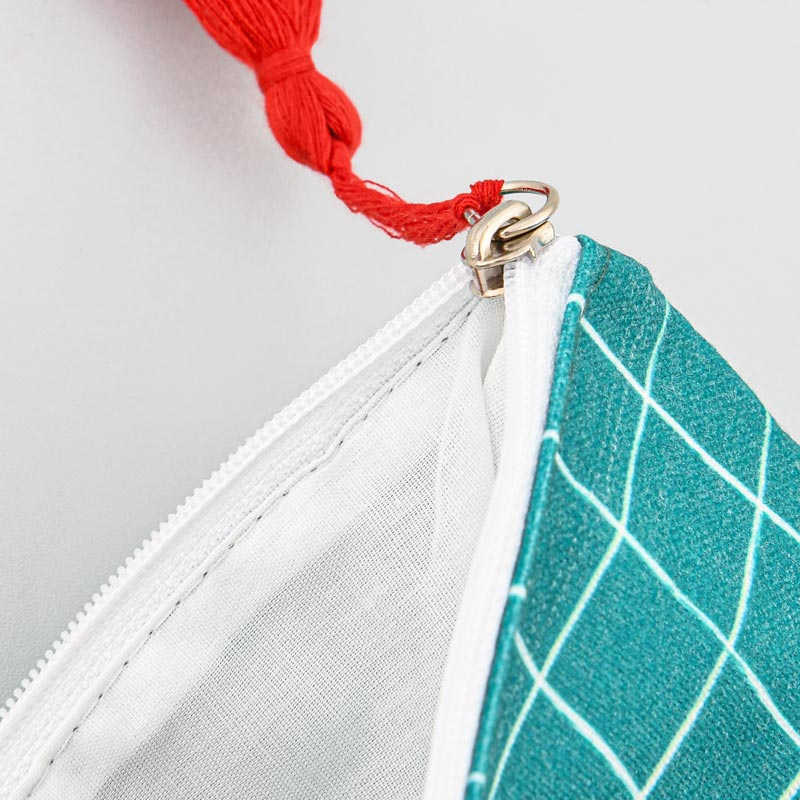 Trousse 'La Dolce Vita' verte et rouge