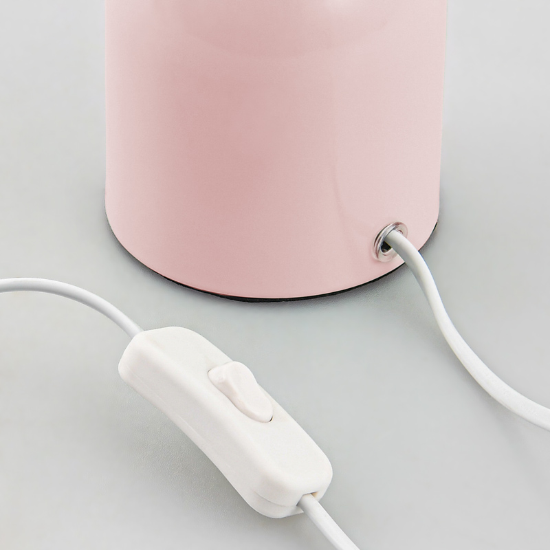 Lampe à poser 'Olga' rose