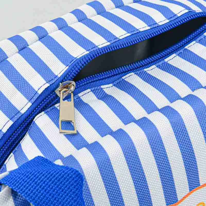 Sac glacière à rayures bleues 'Dolce Vita'
