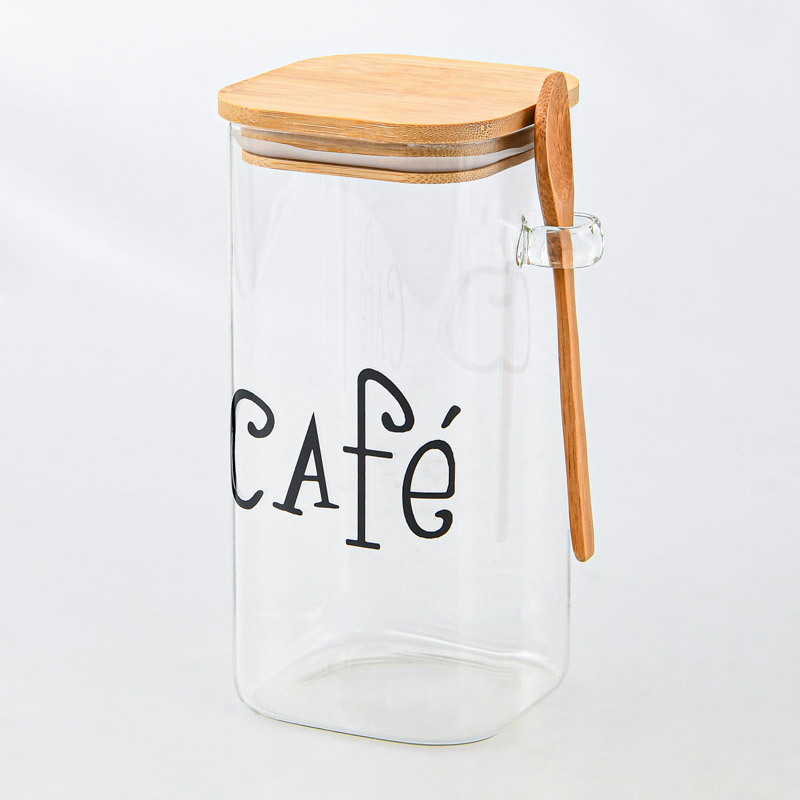 Pot à café en verre avec couvercle 1.5L