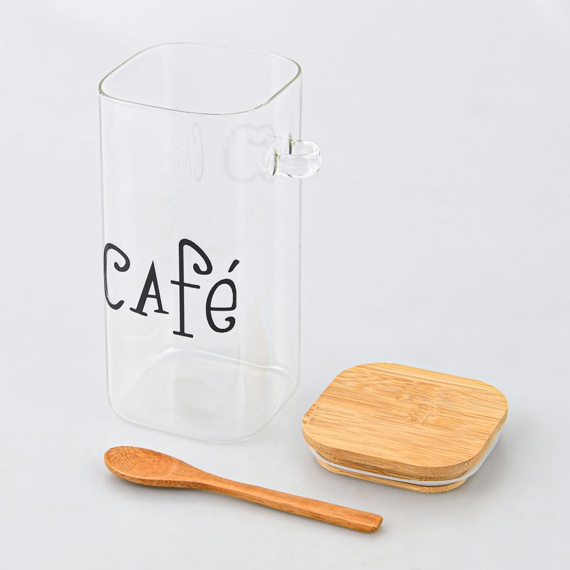 Pot à café en verre avec couvercle 1.5L