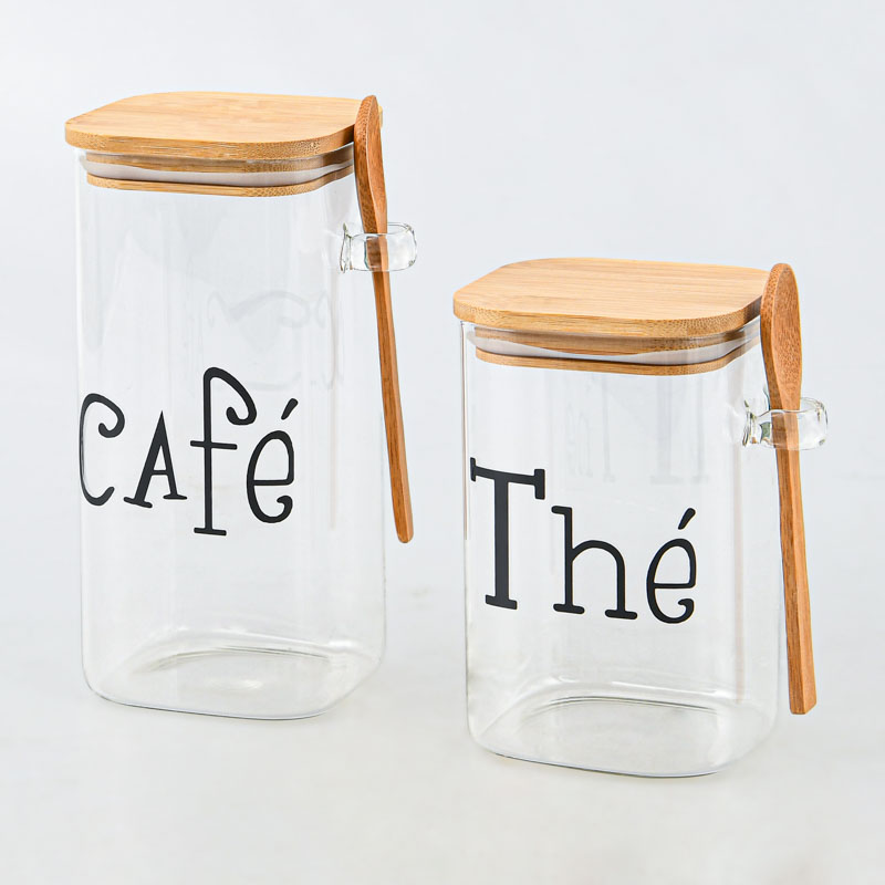 Pot à café en verre avec couvercle 1.5L