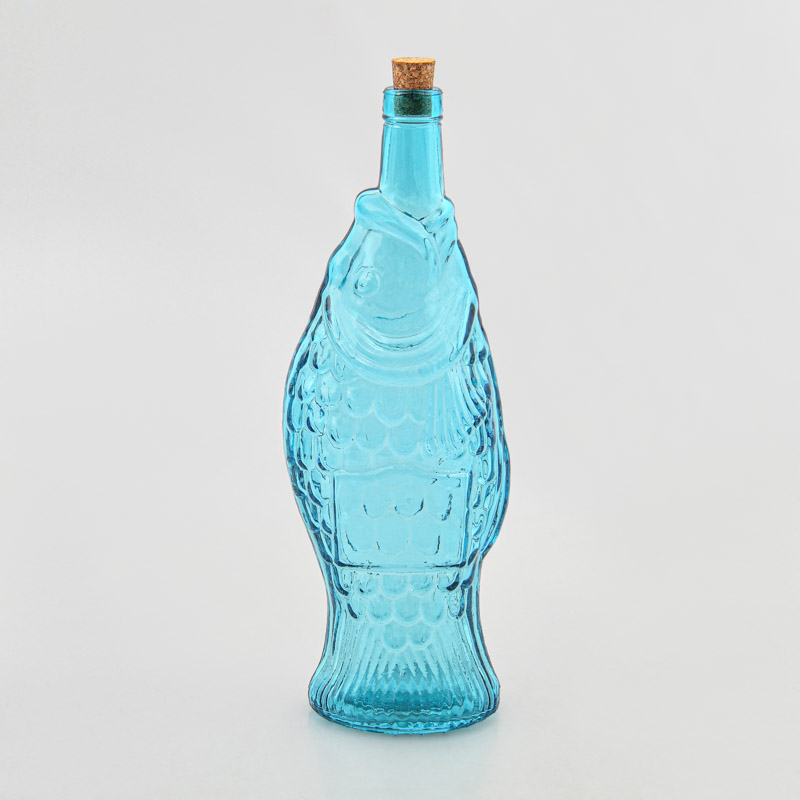 Bouteille poisson avec bouchon de liège 1.1L