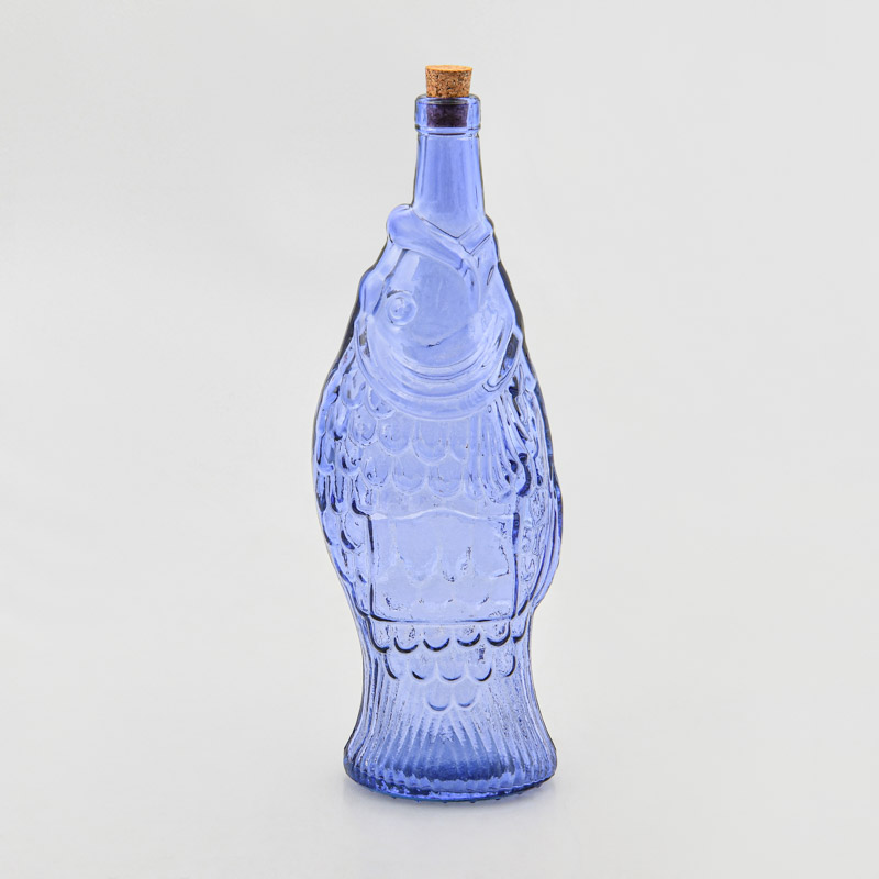 Bouteille poisson avec bouchon de liège 1.1L