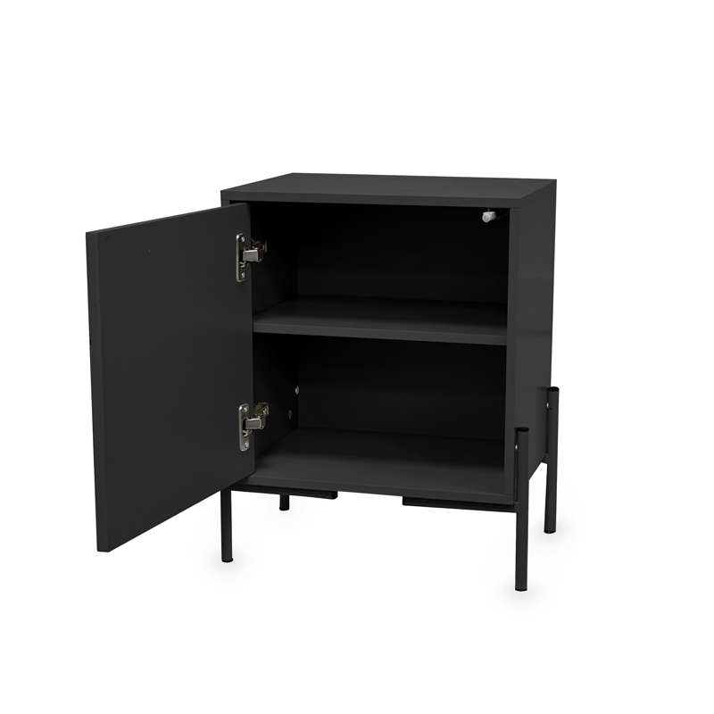 Table de chevet 'Atlanta' noire