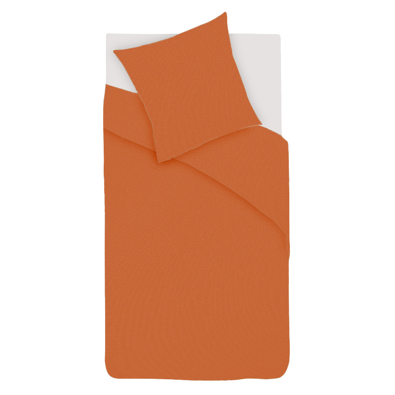 Parure de lit 'Wellness' couleur brique