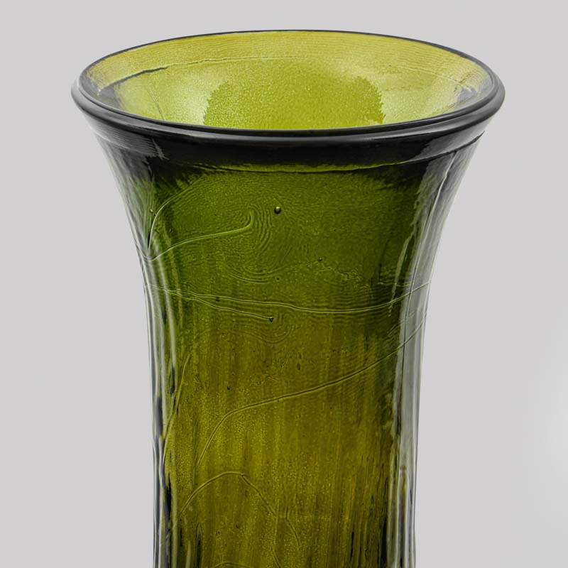 Vase strié 'Cleo' vert