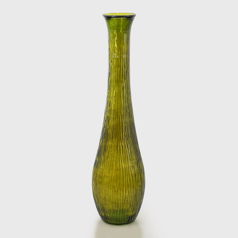 Vase strié 'Cleo' vert