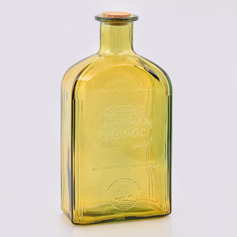Vase bouteille 'Chateau Medoc' marron 4,6L