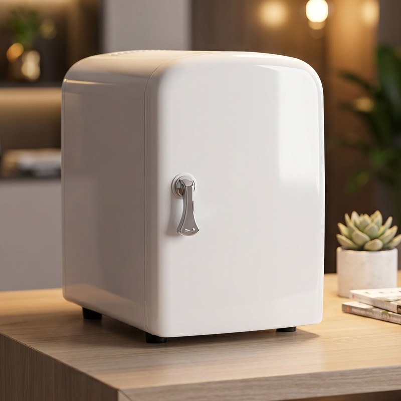 Mini glacière thermoéléctrique blanche 