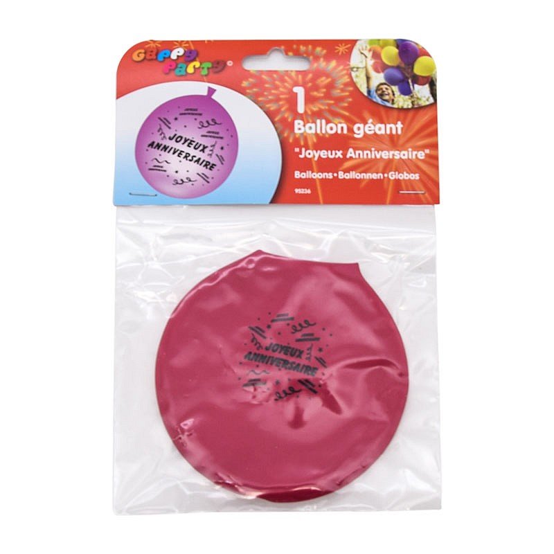 Ballon géant 'Joyeux anniversaire'