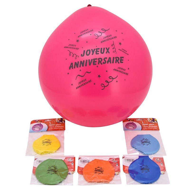 Ballon géant 'Joyeux anniversaire'