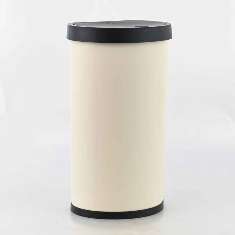 Poubelle ' Moda Elegance' crème 42L