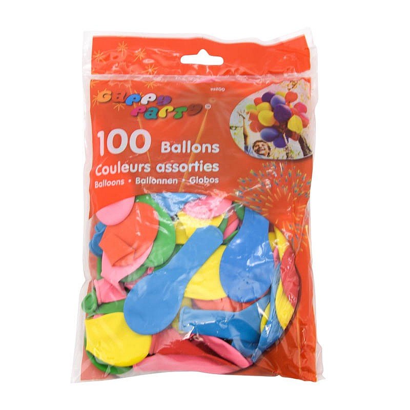 100 ballons ronds